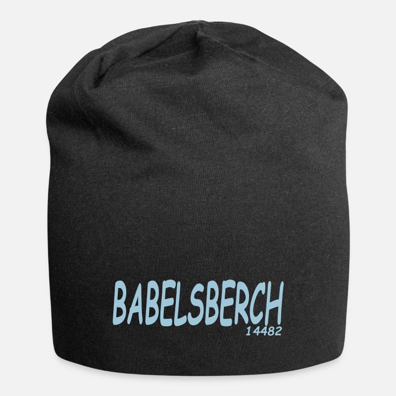 BABELSBERCH 14482 - Jersey-Beanie - Schwarz