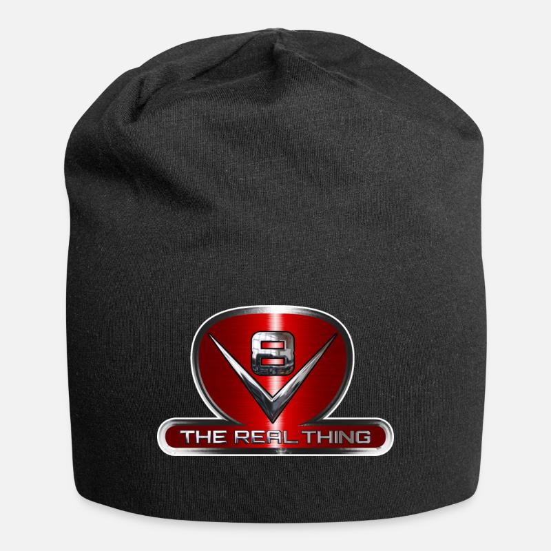 V8 engine - Jersey Beanie - black