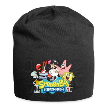 Bob l'Éponge Logo Patrick Thaddäus Krabs - Bonnet en jersey - noir - Devant