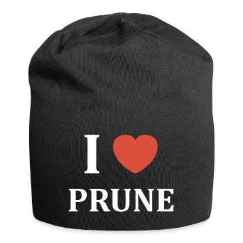 i love Prune - Bonnet en jersey - noir - Devant