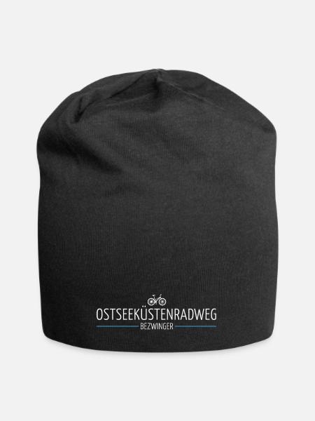 Ostseeküstenradweg Bezwinger - Jersey-Beanie - Schwarz