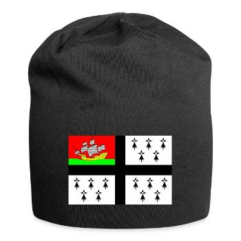 Drapeau de Nantes - Bonnet en jersey - noir - Devant