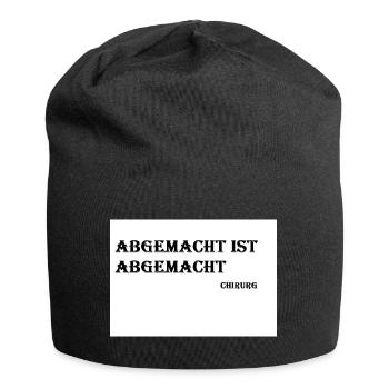 Chirurg - Jersey-Beanie - Schwarz - Vorne
