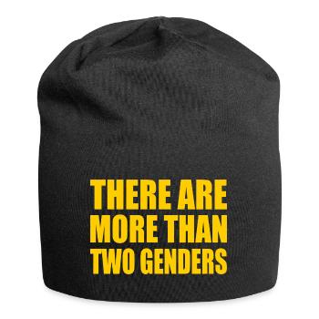 there are more than two genders - Jersey-Beanie - Schwarz - Vorne