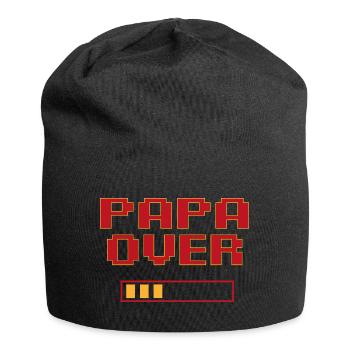 Papa over papa game over - Bonnet en jersey - noir - Devant
