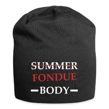 fondue Body - Bonnet en jersey - noir - Devant