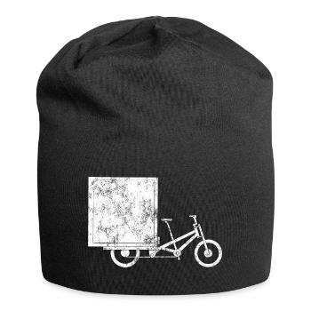 Cargo bike for transport and leisure - Jersey Beanie - black - Front