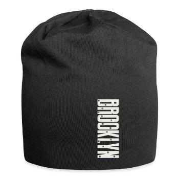 Brooklyn - Jersey-Beanie - Schwarz - Vorne