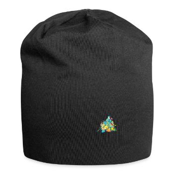 Joueur de hockey sur gazon Hockey en salle Match de hockey en salle - Bonnet en jersey - noir - Devant