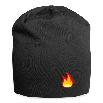 Flame - Jersey Beanie - black - Front