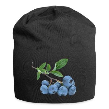 blueberry blueberry blueberry veggie veggie fru - Jersey Beanie - black - Front