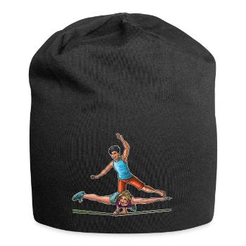 Slackliners - slackline lovers - Jersey Beanie - black - Front
