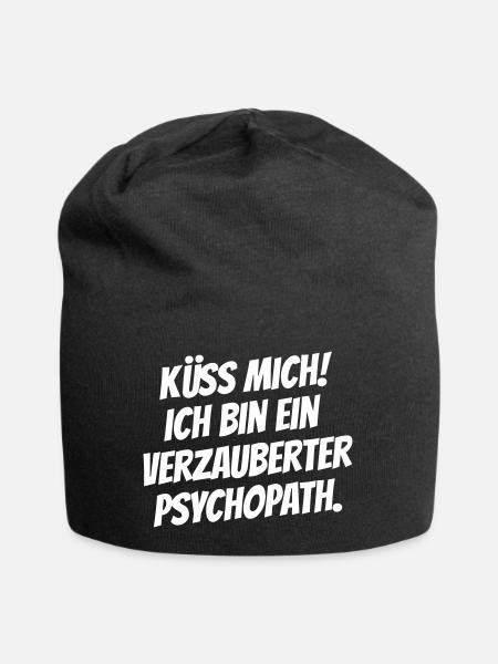 Verzauberter Psychopath - Jersey-Beanie - Schwarz