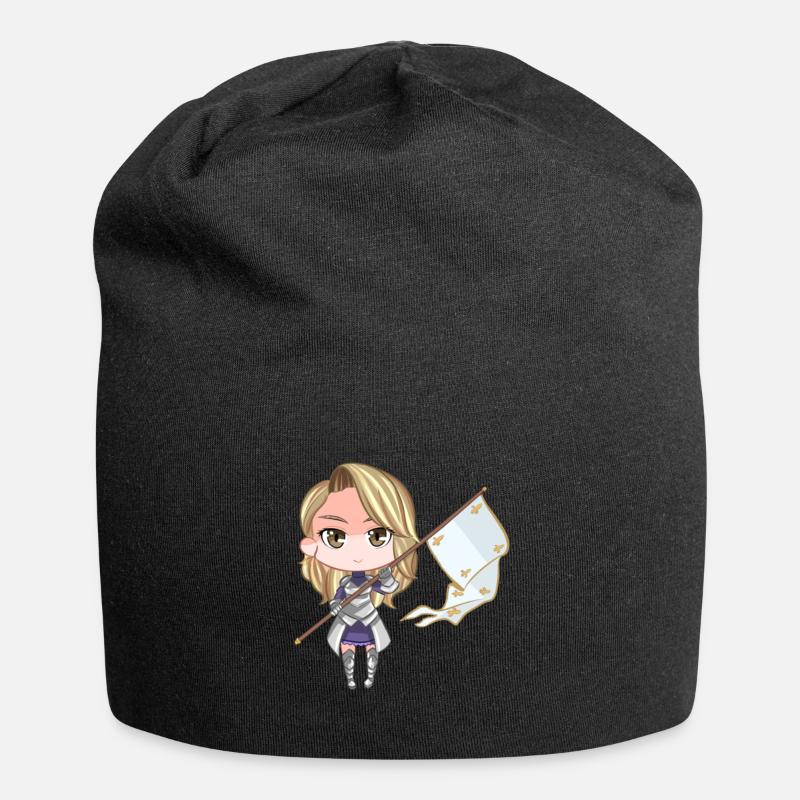 Jeanne d'Arc Marion - Bonnet en jersey - noir