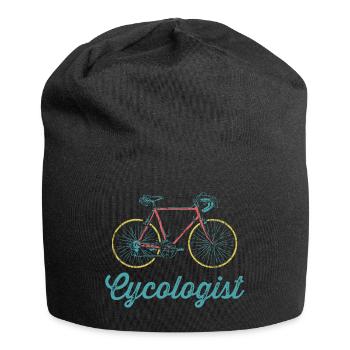 Radsport Cycologist Rennrad Triathlon Geschenk - Jersey-Beanie - Schwarz - Vorne