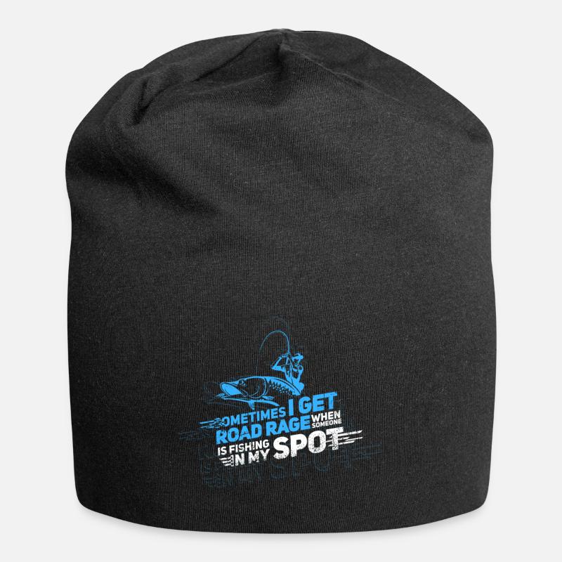fishing rod - Jersey Beanie - black