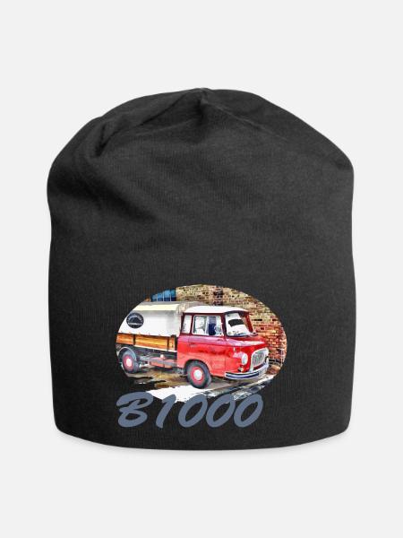 B1000 Pritsche Barkas - Jersey-Beanie - Schwarz