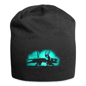 Jet Tomcat - Jersey-Beanie - Schwarz - Vorne