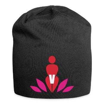 obr Blume - Jersey-Beanie - Schwarz - Vorne