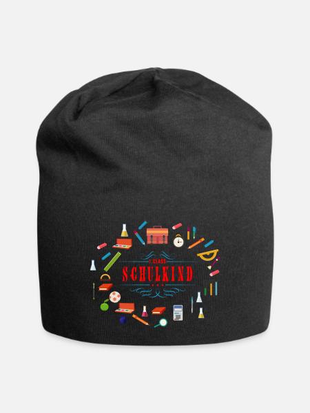schulkind_02201601 - Jersey-Beanie - Schwarz