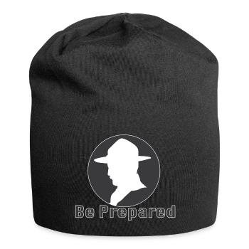 Seien Sie vorbereitet ... Baden Pawell, Scout - Jersey-Beanie - Schwarz - Vorne