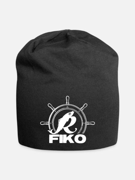 FIKO - Rostock - Jersey-Beanie - Schwarz