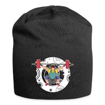 Haltérophilie - Arraché - Poussée - Haltérophilie - Bonnet en jersey - noir - Devant