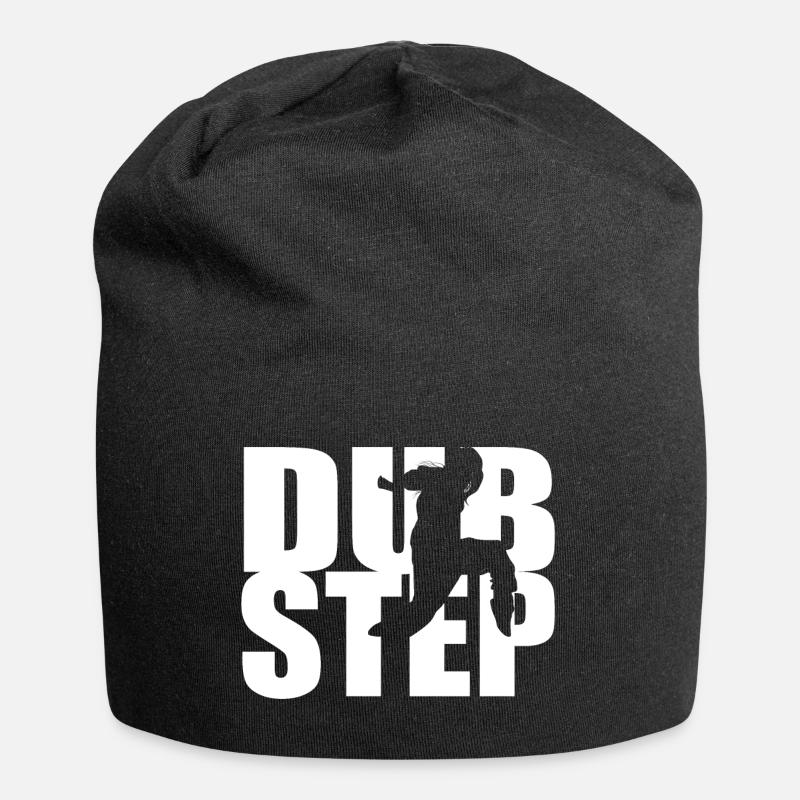 DUBSTEP - Jersey-Beanie - Schwarz