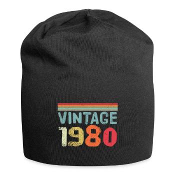 Geboren in 1980 Jahrgang Vintage - Jersey-Beanie - Schwarz - Vorne