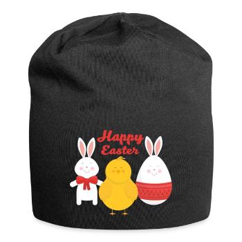 Happy Easter - Jersey Beanie - black - Front