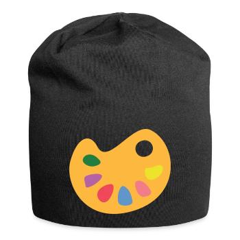 Palette d’art - Bonnet en jersey - noir - Devant