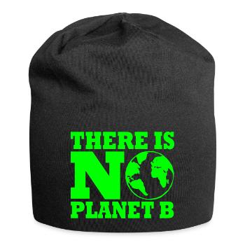 There is no planet B - Bonnet en jersey - noir - Devant