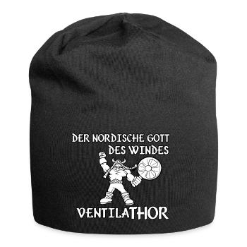 VentilaThor - Jersey-Beanie - Schwarz - Vorne