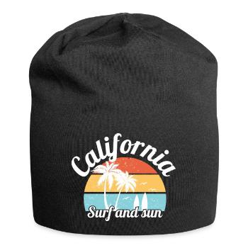 california surf and sun - Jersey Beanie - black - Front