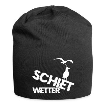 Schiet Wetter - Jersey-Beanie - Schwarz - Vorne