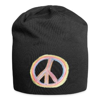 Peace - Jersey-Beanie - Schwarz - Vorne