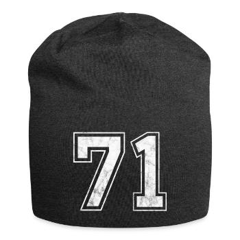 Anzahl 71 - Jersey-Beanie - Anthrazit - Vorne
