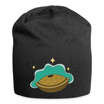 Handpan Music Instrument Cadeau - Bonnet en jersey - noir - Devant