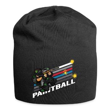 paintball gotcha markierer paintballer - Jersey-Beanie - Schwarz - Vorne