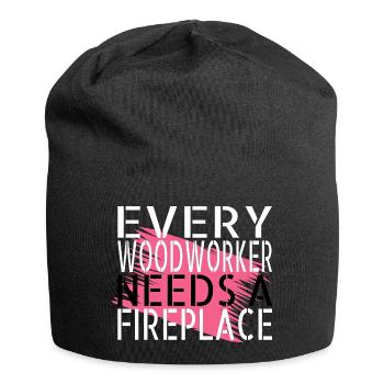 arboriculturist gift idea cutter - Jersey-Beanie - Schwarz - Vorne