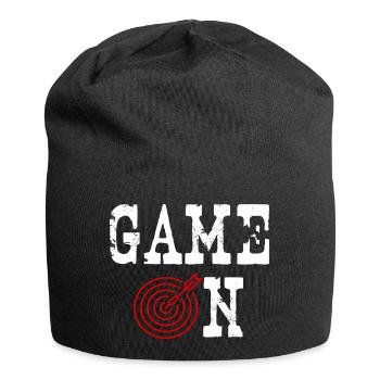 Darts Saying Game On Darten Fans Gift Idea - Jersey Beanie - black - Front
