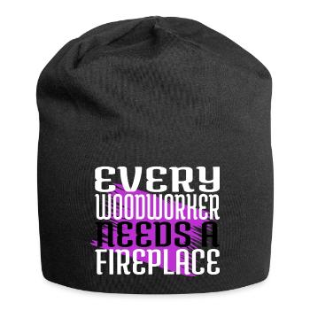carpenter funny tshirts statement lumber - Jersey-Beanie - Schwarz - Vorne