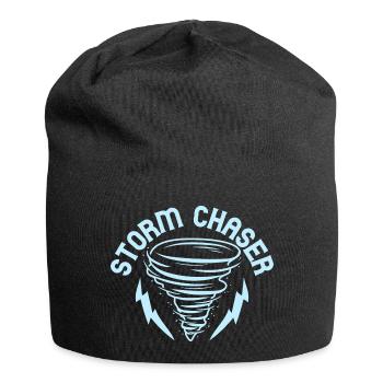 Storm Chaser Meteorology Meteorologist - Jersey Beanie - black - Front