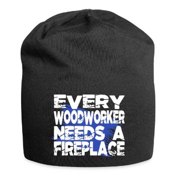 Travail forestier Tronçonneuse Charpentier Fille T-shirts - Bonnet en jersey - noir - Devant