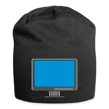 Design Screen Display Computer - Jersey Beanie - black - Front
