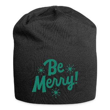 Be Merry - Jersey Beanie - black - Front
