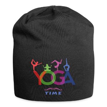 YOGA Time - The time of yoga - Jersey Beanie - black - Front