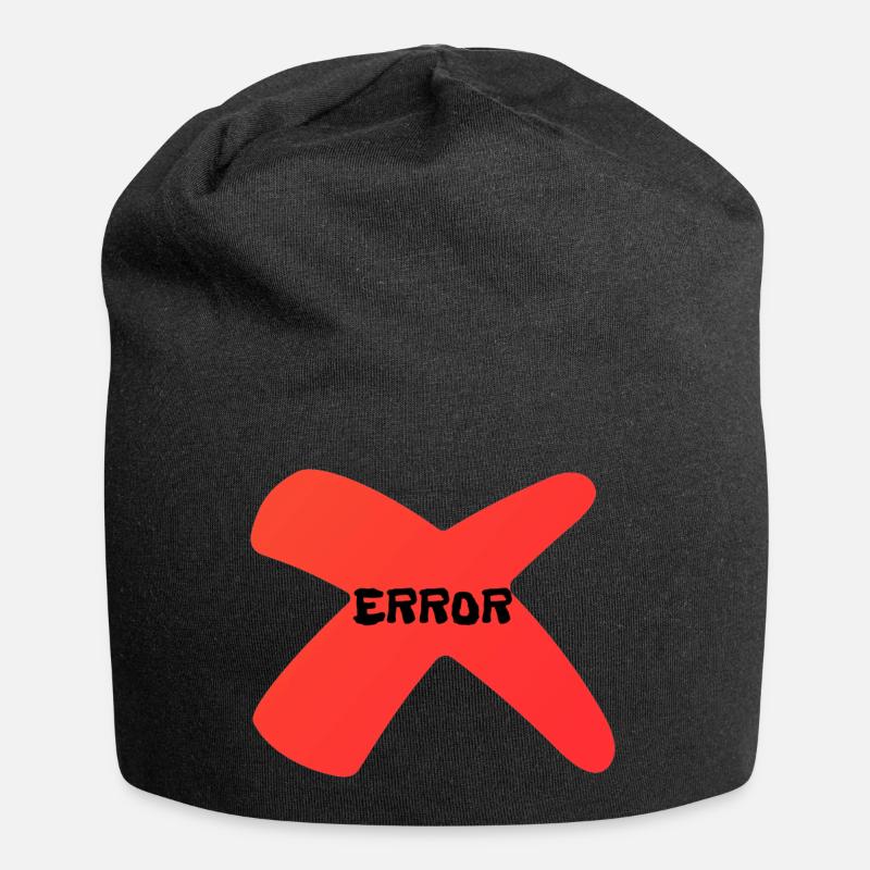Erreur - MKB - Bonnet en jersey - noir