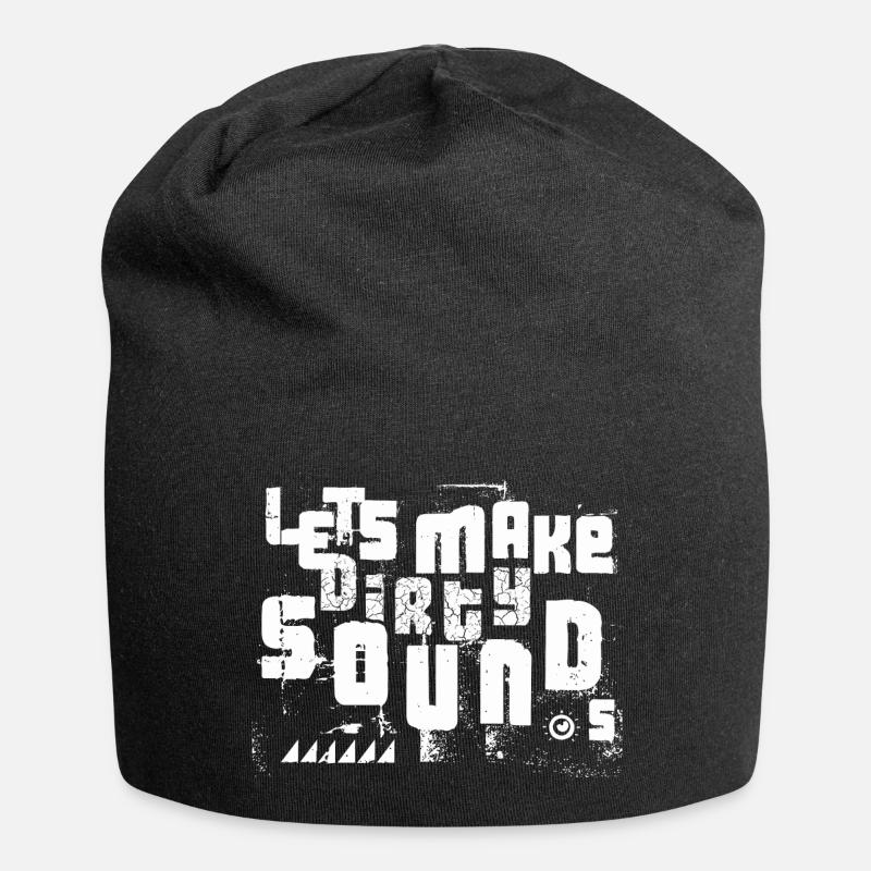 Lets Make Dirty Sounds - Jersey-Beanie - Schwarz