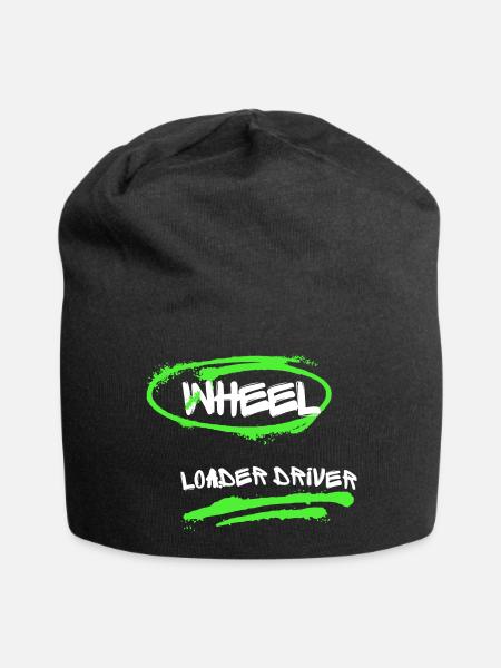 Wheel Loader Driver Graffiti - Jersey-Beanie - Schwarz